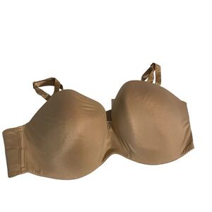 Women's Tan strapless bra